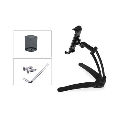 Wholesale 2-in-1 Kitchen Tablet Stand Wall Desk Mount Tablet Stand Fit For Tablet Smartphone Holders black  |   Mounts & Holders Cell Phone Accessories Black