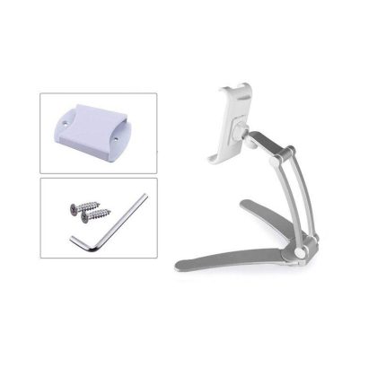 Wholesale 2-in-1 Kitchen Tablet Stand Wall Desk Mount Tablet Stand Fit For Tablet Smartphone Holders white  |   Mounts & Holders Cell Phone Accessories Mounts & Holders