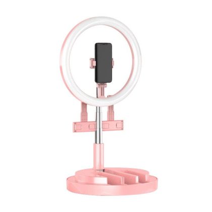 Wholesale 29CM Fill Light Foldable Retractable Portable Lighting Lamp Pink  |   Mounts & Holders Cell Phone Accessories Mounts & Holders