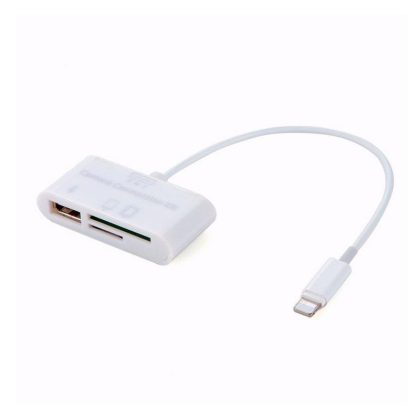 Wholesale 3 in 1 Card Reader for Tablet iPad 4 Mini IOS 11 Micro SD SD MMC TF Card Reader USB OTG Cable Adapter Camera Connection Kit white  |   Other Phone Accessories Cell Phone Accessories Other Phone Accessories