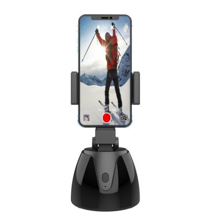 Wholesale Automatic Smart Selfie Stick 360 Degree Rotation Mobile Phone Holder Black  |   Mounts & Holders Cell Phone Accessories Black