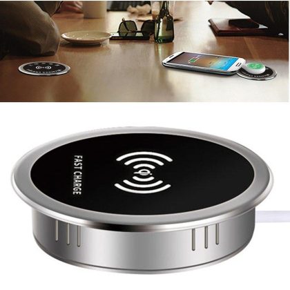 Wholesale Built in Desktop Device Fast Wireless Charger 15W Quick Charger 3.0 Embedded Type C Charger 15W  |   Wireless Chargers Cell Phone Accessories 15W