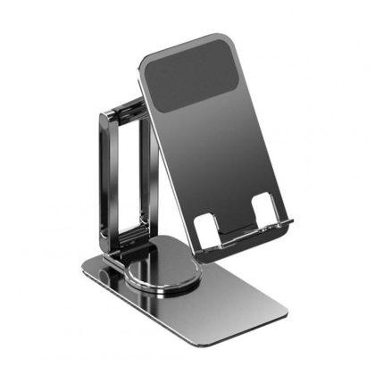 Wholesale Cell Phone Stand Fully Adjustable Foldable Desktop Phone Holder Cradle Dock For Desk Bed Kitchen Home Office grey  |   Mounts & Holders Cell Phone Accessories Grey