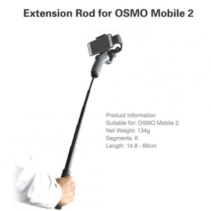 Wholesale Extension Stick Rod pole Scalable Holder for DJI OSMO Mobile 2/Zhiyun Smooth Q 4 Handheld Smartphone Gimbal Accessories  black  |   Mounts & Holders Cell Phone Accessories Black