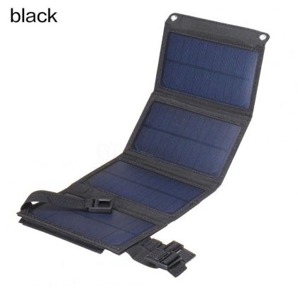 Wholesale Foldable Solar Panel Portable Flexible Small Waterproof 20w 5v Solar Panels Mobile Phone Power Bank Outdoor Charger black  |   Other Phone Accessories Cell Phone Accessories Black