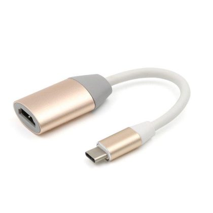 Wholesale For Apple Mac laptop Type-c to HDMI Video Conversion Cable Type C To HDMI Converter Adapter Cable Gold  |   Other Phone Accessories Cell Phone Accessories Gold