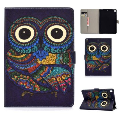 Wholesale For iPad 5/6/7/8/9-iPad Pro9.7-iPad 9.7 Laptop Protective Case Color Painted Smart Stay PU Cover owl  |   Phone cases Cell Phone Accessories Owl