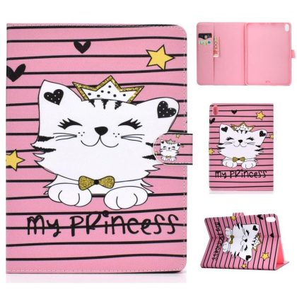 Wholesale For iPad Pro 11 Laptop Protective Case Smart Stay Color Painted PU Cover with Front Snap Crown cat  |   Phone cases Cell Phone Accessories Crown cat