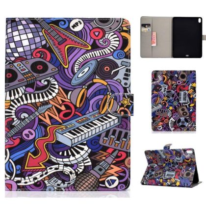 Wholesale For iPad Pro 11 Laptop Protective Case Smart Stay Color Painted PU Cover with Front Snap Graffiti  |   Phone cases Cell Phone Accessories Graffiti