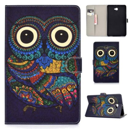 Wholesale For Samsung T580 PU Laptop Protective Case with Front Snap Color Painted Smart Stay Cover  owl  |   Phone cases Cell Phone Accessories Owl