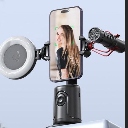 Wholesale Gimbal Stabilizer Smartphone Selfie Stick, 360° Rotation Face Tracking Extendable Selfie Stick, Phone Tripod Stabilizer  |   Mounts & Holders Cell Phone Accessories Mounts & Holders