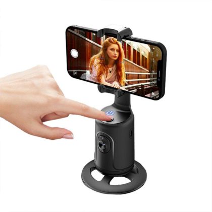 Wholesale Gimbal Stabilizer, Auto Face Tracking Phone Holder, Desktop AI Automatic Tracking Gimbal Stand, 360°Rotation Face Tracking Holder, Phone Stand, Smart Shooting Holder, With 1/4” Nut Joint P01 Live w/t remote control  |   Mounts & Holders Cell Phone Accessories Mounts & Holders