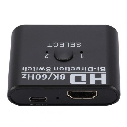 Wholesale HD Multimedia Interface Bidirectional Switch Adapter Support 8K 60HZ Splitter ABS Bidirectional 2 In 1 Out/1 In 2 Out Switcher For Computers Laptops Monitors Projectors black  |   Adapters & Chargers Adapters & Chargers Adapters & Chargers