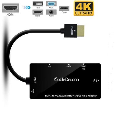 Wholesale HDMI to VGA DVI Audio Multiport Adapter  |   Adapters & Chargers Adapters & Chargers Adapters & Chargers