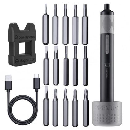 Wholesale Miniature Combination 18-in-1 Electric Screwdriver Kit Rechargeable Repair Tool Mobile Computer Home Appliance Repair Screw Driver 18 in 1  |   Other Phone Accessories Cell Phone Accessories 18 in 1