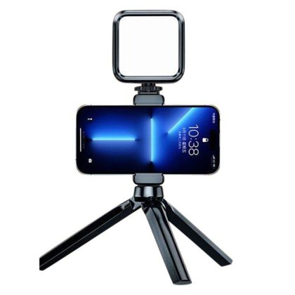 Wholesale Mobile Phone Fill Light Handheld Rgb Photography Lighting Mini Portable Pocket Selfie Light With Tripod Clip 3-color  |   Mounts & Holders Cell Phone Accessories 3-color