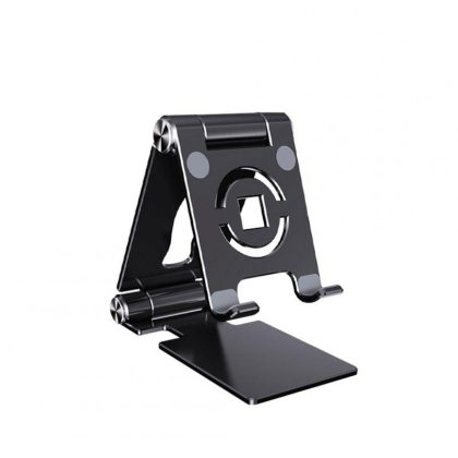 Wholesale Mobile Phone Stand Foldable Portable Aluminum Alloy Desktop Phone Holder Cradle Dock Stable Tablet Bracket space black  |   Mounts & Holders Cell Phone Accessories Mounts & Holders