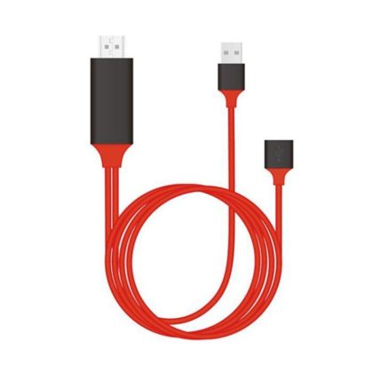 Wholesale Phone to TV 1080P Universal HDMI HDTV AV Adapter Cable For iOS Android Mobile Phone Red  |   Adapters & Chargers Adapters & Chargers Adapters & Chargers