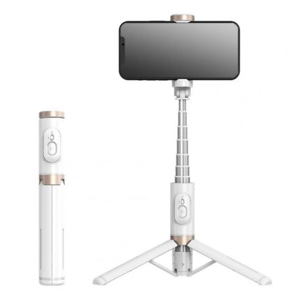 Wholesale Portable Selfie Stick Tripod Stand Lightweight Handheld Mobile Phone Stand Extension Stabilizer Rod Accessories Sturdy Aluminium Alloy Rod Extendable Phone Tripod Q12 white  |   Mounts & Holders Cell Phone Accessories Mounts & Holders