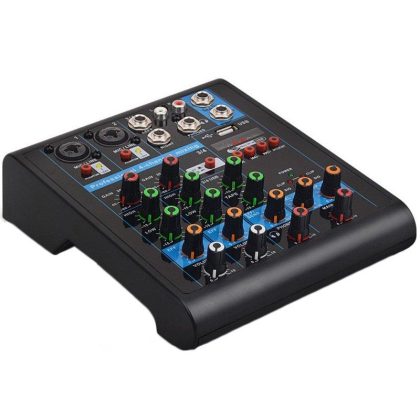 Wholesale Professional 4-Channel Small Bluetooth Mixer with Reverb Effect for Home Karaoke USB Live Stage Karaoke Performance  AU plug  |   Other Phone Accessories Cell Phone Accessories AU Plug