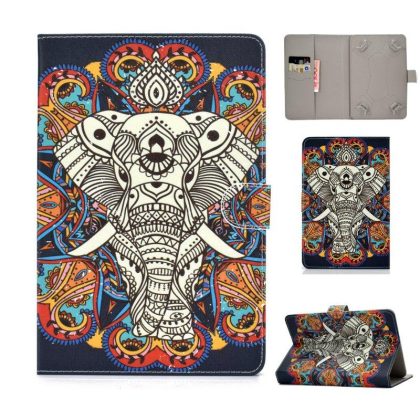 Wholesale Universal Laptop Protective Cover Color Painted 8 Inches PU Case with Front Snap Fun elephant  |   Phone cases Cell Phone Accessories Fun elephant