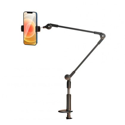 Wholesale Universal Phone Stand Holder Mount Flexible 360° Rotation Long Arm Bracket Stand For Phones Mobile Bed Office Kitchen D42 shell clip black  |   Mounts & Holders Cell Phone Accessories D42 shell clip black