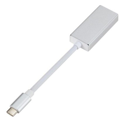 Wholesale USB-C to Displayport Converter DP Type-C Adapter Silver  |   Adapters & Chargers Adapters & Chargers Adapters & Chargers