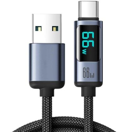 Wholesale USB To USB C Cable Type C Braided Cable 480Mbps Data Transmission 100W Power Delivery For Laptop Phone Tablet Computer USB-A to Type-C 66W 1.2m  |   Cables Cables Cables