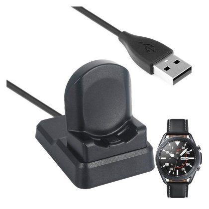 Wholesale Wireless Charger for Samsung Galaxy Watch 3 for Galaxy Watch Active 2 Charger black  |   Adapters & Chargers Adapters & Chargers Adapters & Chargers