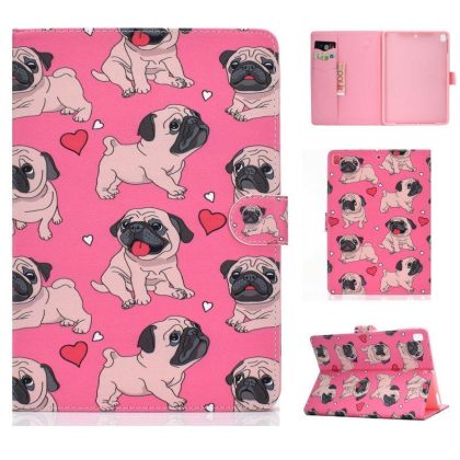 Wholesale For iPad 5/6/7/8/9-iPad Pro9.7-iPad 9.7 Laptop Protective Case Color Painted Smart Stay PU Cover Caring dog  |   Phone cases Cell Phone Accessories Caring dog