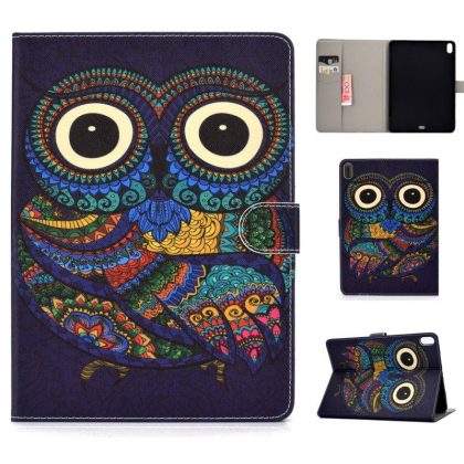 Wholesale For iPad Pro 11 Laptop Protective Case Smart Stay Color Painted PU Cover with Front Snap owl  |   Phone cases Cell Phone Accessories Owl