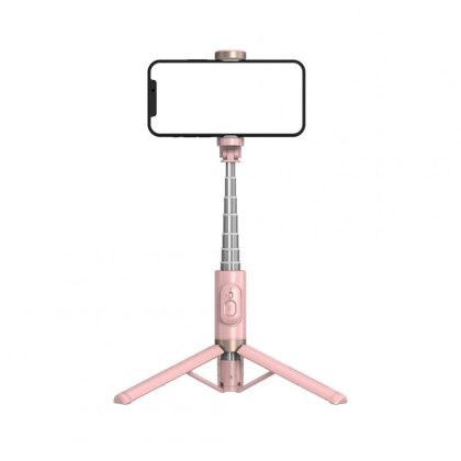 Wholesale Q12 Mobile Phone Bluetooth Selfie Stick Tripod Portable Multi-functional Live Broadcast Bracket pink  |   Mounts & Holders Cell Phone Accessories Mounts & Holders